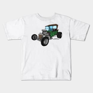 Vintage Classic Car Garage Hot Rod Novelty Gift Kids T-Shirt